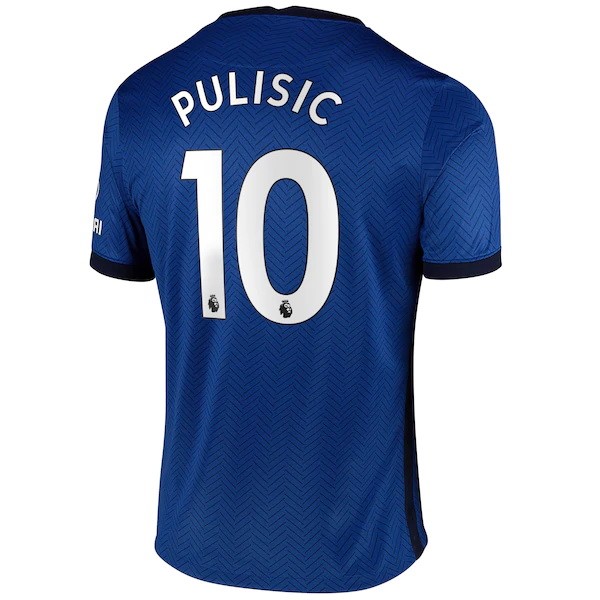 Maillot Football Chelsea NO.10 Pulisic Domicile 2020-21 Bleu